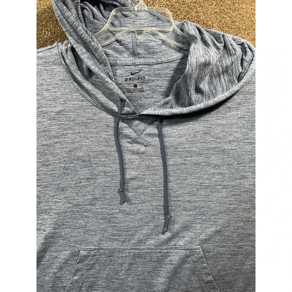 Women's Nike Diffused Blue Yoga Jersey Cropped Hoodie - 3X‎ - Excellent